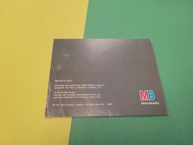 Marble Madness Nintendo NES Instruction Manual Booklet ONLY