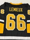 Mario Lemieux Pittsburgh Penguins Signed Hockey Jersey with COA