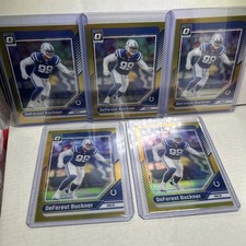 2024 Donruss Optic Gold DeForest Buckner 2/10 3/10 4/10 5/10 9/10 Colts