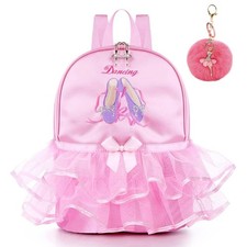 Cute Ballet Tutu Dress Dance Kits, Girls Personalized Waterproof Duffle Bag