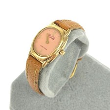 PRIMA CLASSE Prima Classe Uhr 4076 Gold Farbe/Camel SS・Leder Damen
