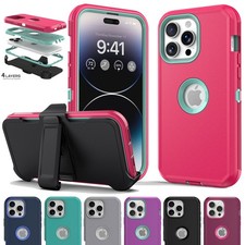 For iPhone 14/14 Pro/14 Pro Max/14 Plus Shockproof Case Cover With Belt Clip