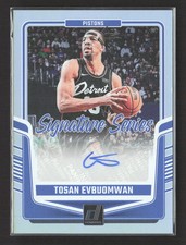2024 Panini Donruss Signature Series Tosan Evbuomwan #SS-TEP Auto