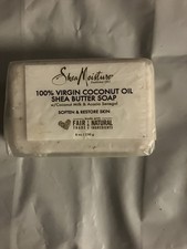 Shea Moisture 100 Virgin Coconut Oil W/ Coconut Milk  Acacia Bar Soap 8 oz