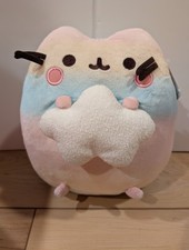 Gund NEW RAINBOW OMBRE PUSHEEN Plush 9.5 Inch Cat Stuffed Plush Toy -Damaged Tag