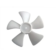 Plastic Fan 5 Blade, 4" Diameter, 1/8" Shaft, AP4502790, FB401