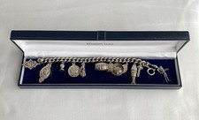 Silver Unmarked Charm Bracelet Hallmarked Charms Some Unmarked Jewellery Box