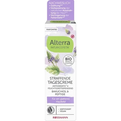 Alterra Straffende Bio Tagescreme, mit Bakuchiol & Peptide, 50 ml, neu&ovp - Bild 1 von 2