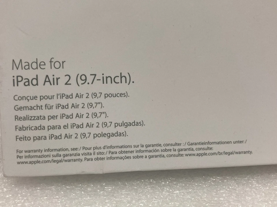 Genuine Apple iPad Air 2 Leather Smart Case Black MGTV2ZM/A - Image 4 of 4