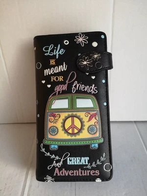 SHAGWEAR bb Klostermann Geldbörse Portmonee Börse Etui SHAG WEAR Hippie Bus 50416