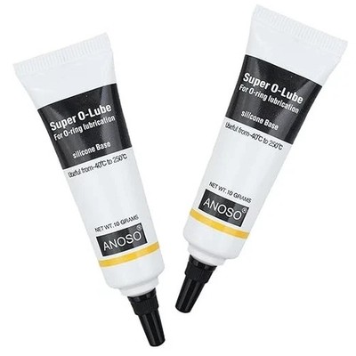 2 Stück Silikonfett, lebensmittelechtes Silikonfett, für O-Ringe, Gummidichtungen, Pflaume