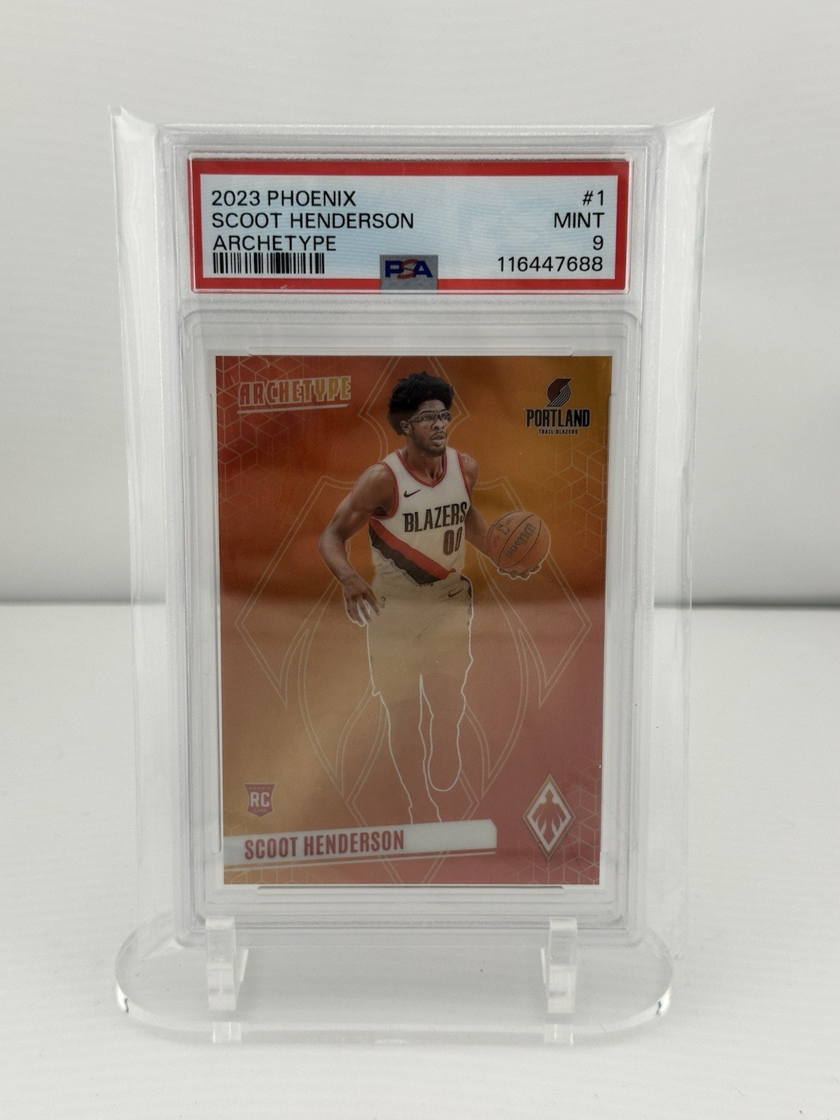 2023-24 Panini Phoenix - Archetype Scoot Henderson Case Hit #1 RC