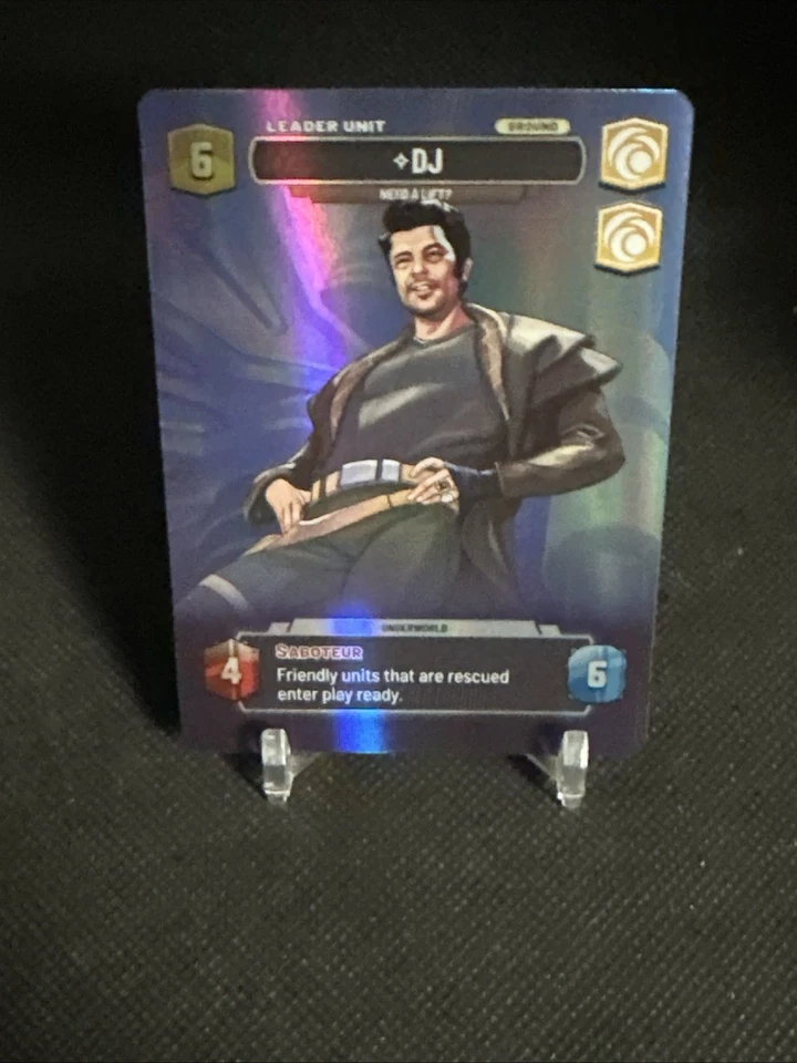 DJ Need A Lift? - Star Wars Unlimited SEC - Showcase Foil #1038 - Image 4 of 4