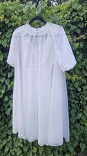 Vintage 1950's Vanity Fair Double Chiffon Peignoir Nitgown Bridal Trousseau...