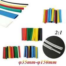 Heatshrink Tube Tubing Sleeving  35mm- 150mm Heat Shrink diam 2:1 All Colours