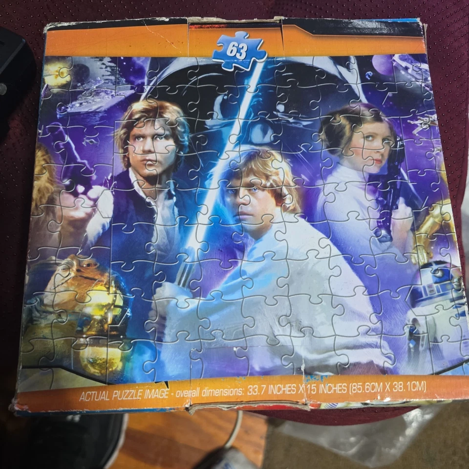 Rompecabezas panorámico Disney Star Wars Cardinal 63 piezas nuevo Foto 2 de 3