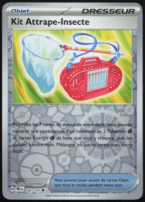Pokemon Karte Insektenfänger Set 102/131 Reverse Prismatische Evolutions DE
