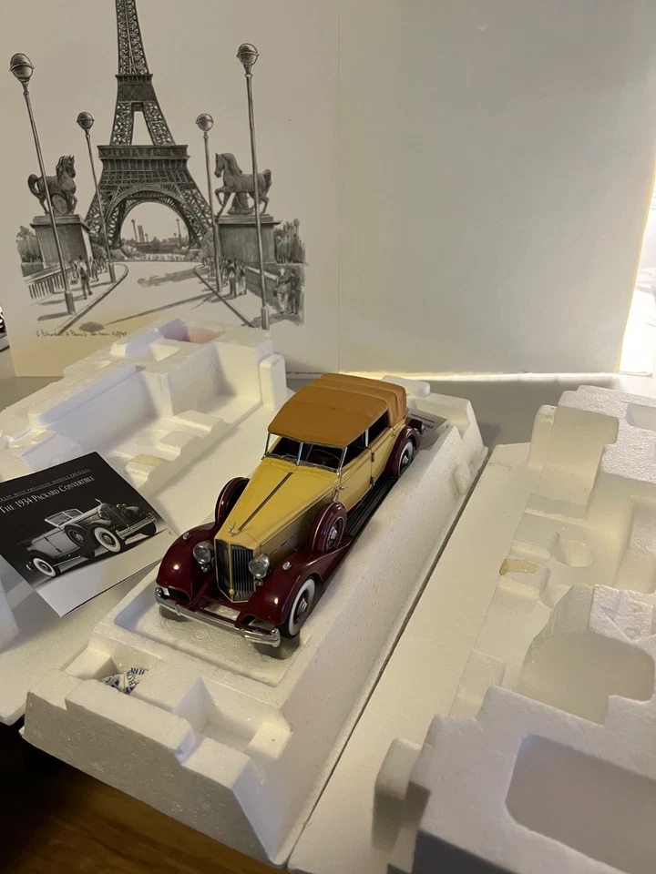 Franklin Mint Packard 1934 Convertible Sedan limited 1:24 inkl. OVP - Bild 3 von 4