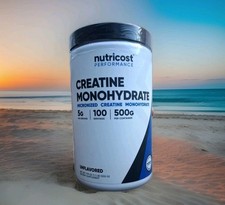 Nutricost Pure Creatine Monohydrate Micronized 500 gr Powder 100 Serv Exp 1/2028