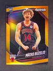 2024-25 Panini Prizm Black Matas Buzelis #41 RC Rookie Orange /49