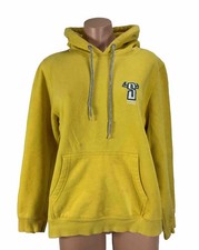 Stussy Golden Rod Yellow Horns Hoodie Large Street wear Y2K