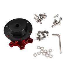 6-Bolt Universal Steering Wheel Quick Release Hub Adapter Aluminum Alloy St TKJP