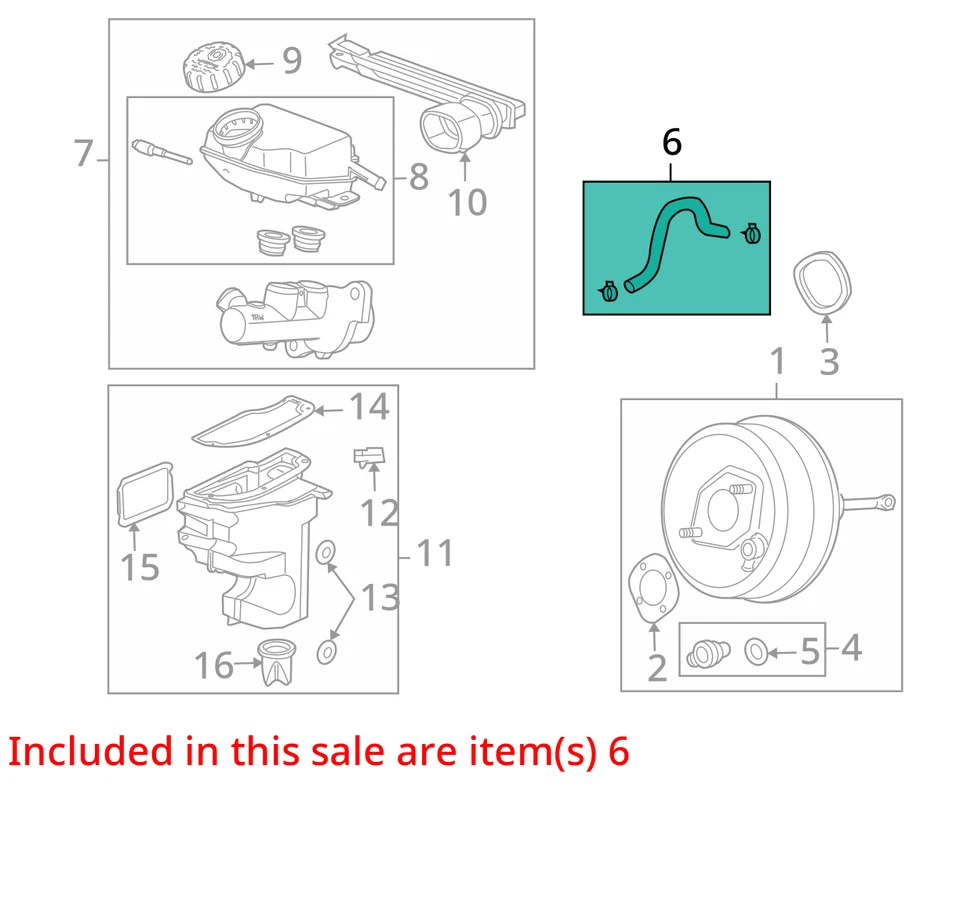 SE ADAPTA A MANGUERA SATURN SKY 2008-2010 ASM P/B BOOS VAC 25910638 - NUEVO FABRICANTE DE EQUIPOS ORIGINALES 25910638 Foto 2 de 3