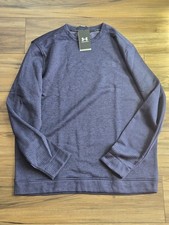 Under Armour Mens XL Storm Sweater Fleece Sweatshirt Blue Stripe Golf UA NWT