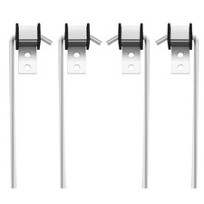 4 Pcs Heavy Duty Exhaust Hanger Rod 3/8" Rod 10" 4Pcs