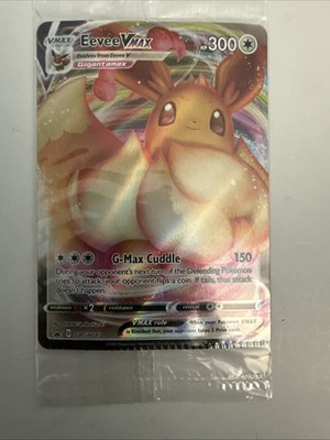 Pokemon TCG Crimped Error Eevee VMAX SWSH087 Black Star Promo NM Sealed
