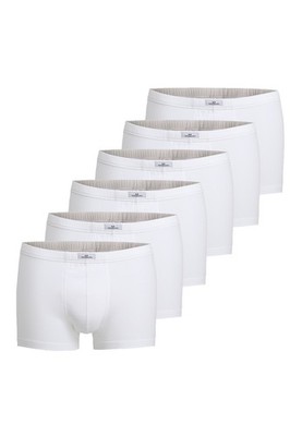 GÖTZBURG Pants Boxershorts Herren 6er Pack Unterhosen weiß Baumwolle