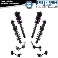 Front & Rear Strut & Spring Assemblies with Sway Bar End Links Kit for Lexus