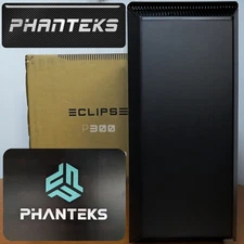 New PHANTEKS ECLIPSE SERIES P300 Mid-Tower Case w/Tempered Glass (Black Color)