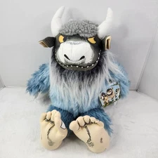 Where the Wild Things Are Bernard Blue Bull Plush Stuffed Toy Crocodile Creek 16