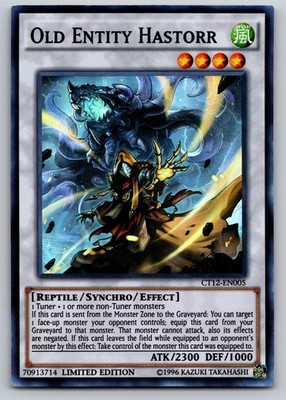 Old Entity Hastorr CT12-EN005 Super Rare 2015 Mega-Tins Yu-Gi-Oh Limited Foil LP