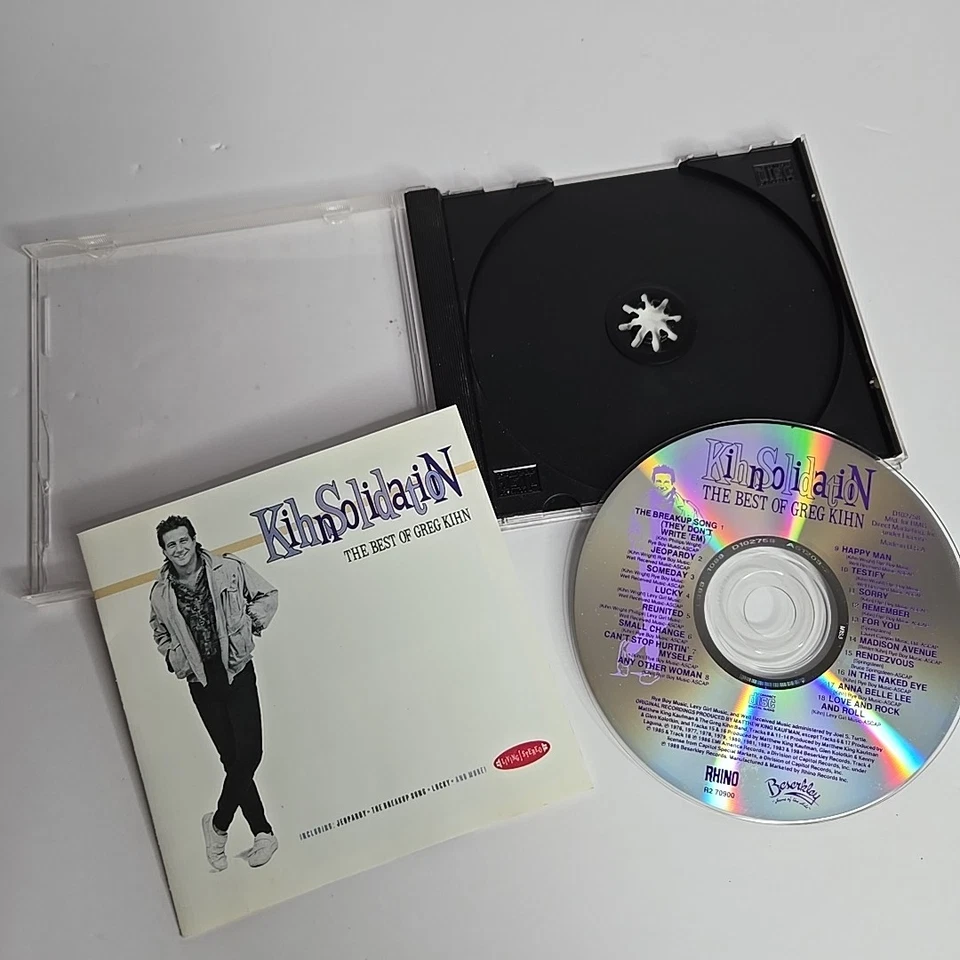 Kihnsolidation: The Best of Greg Kihn 1989 Rhino CD Used-Good CRACKED CASE - Image 3 of 4