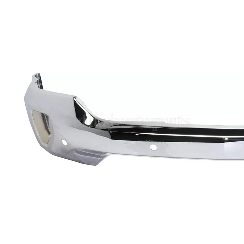 Steel Front Bumper Face Bar W/Sensor Chrome for Chevy Silverado 1500 2016-2019 Foto 4 de 4