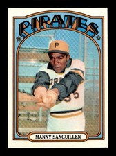 1972 Topps #60 Manny Sanguillen   NM/NM+ X3701081