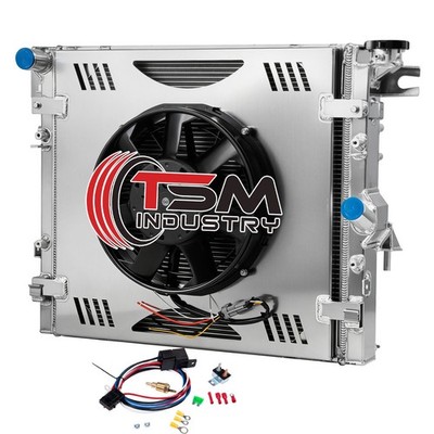 TSM 3 Rows Radiator Shroud Brushless Fan For Jeep Wrangler JK 3.6L3.8L 2007-2017