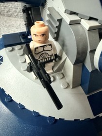 LEGO 8018 Star Wars AAT Clone Wars w Clone Trooper & Droids No Yoda Incomplete 