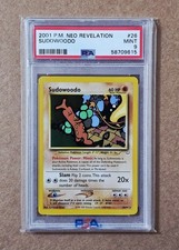 2001 POKEMON NEO REVELATION #26 SUDOWOODO PSA 9 MINT RARE NON HOLO VINTAGE on eBay