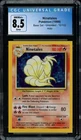 2x 1999 Pokemon Base Set Ninetales #12 Holo Rare ERROR SQUARE CUT CGC 8.5