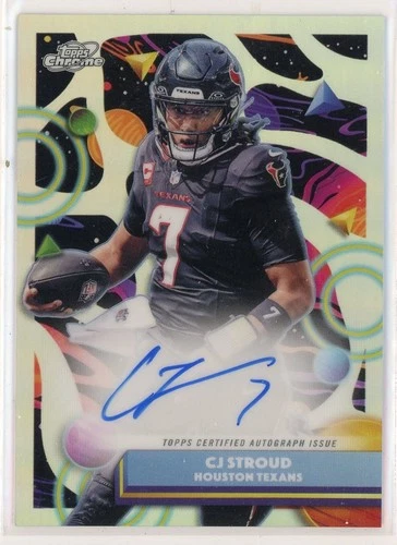 2025 Topps Chrome CJ Stroud Chrome Autographs (RAW)