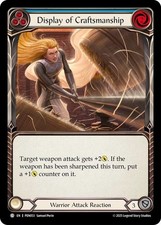 RAINBOW FOIL DISPLAY OF CRAFTMANSHIP (BLUE) X3 *FAB - COMPENDIUM OF RATHE*