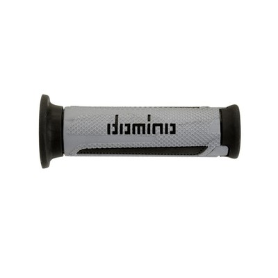 DOMINO Poignée En Caoutchouc Offroad Droite D.22 Mm L.126 Mm Ouvertes Gris - SZ A25041 C4052b7-0