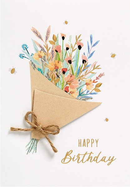 Geburtstag – Unverpackt - GlüCkwunschkarte Im Format 11,6 X 16,6 Cm Mit Umschlag-image