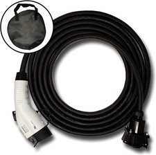 Inteset 30ft 48 Amp J1772 EV Extension Cable, Made in USA for Electric Vehicles