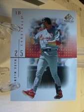 2001 Upper Deck SP Game Used Edition Baseball  #36 Mark McGwire (83279)