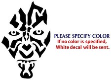 Darth Maul Game Movie Graphic Die Cut decal sticker Car Truck Boat window 12"