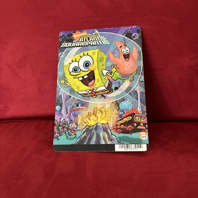 Blockbuster Movie Backer Card Mini Poster 5.5 x8  SpongeBob Atlantis SquarePants